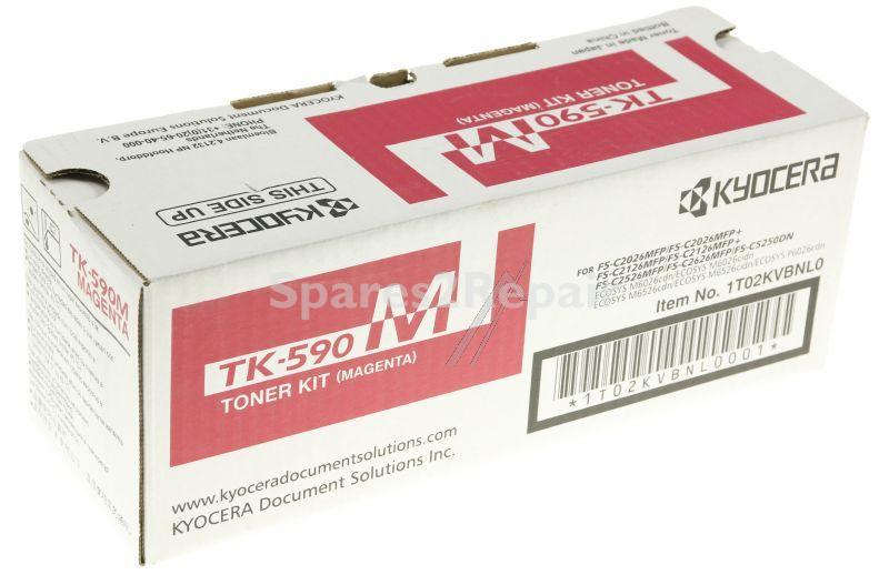 Kyocera Mita Toner Cartridge - Tk-590m 1t02kvbnl0 Toner Kit Magenta 5k