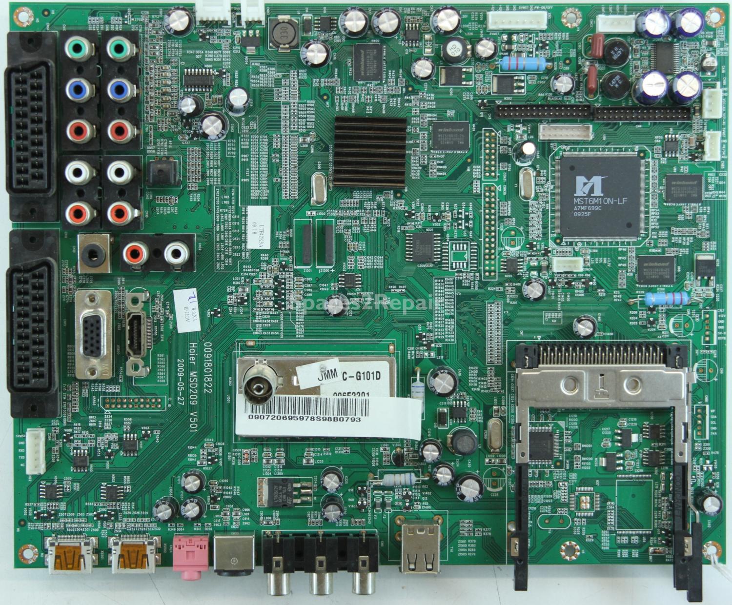Bush A642F - Main AV - Haier MSD209 V501 - 0091801822