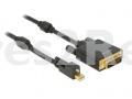 Delock Display Port Connections - Cable Mini Displayport 1 2 Male With Screw > Dvi Male 4k Act - 83726