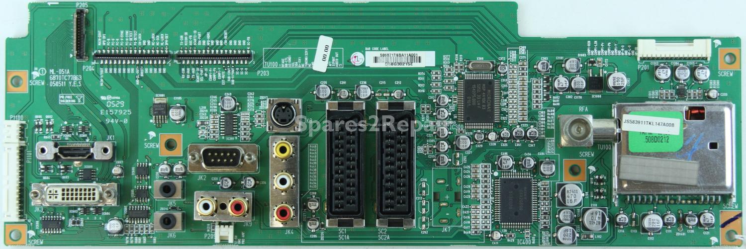 LG 26LX2R - Main AV - 6870TC77B63 - 050511 - ML-051A