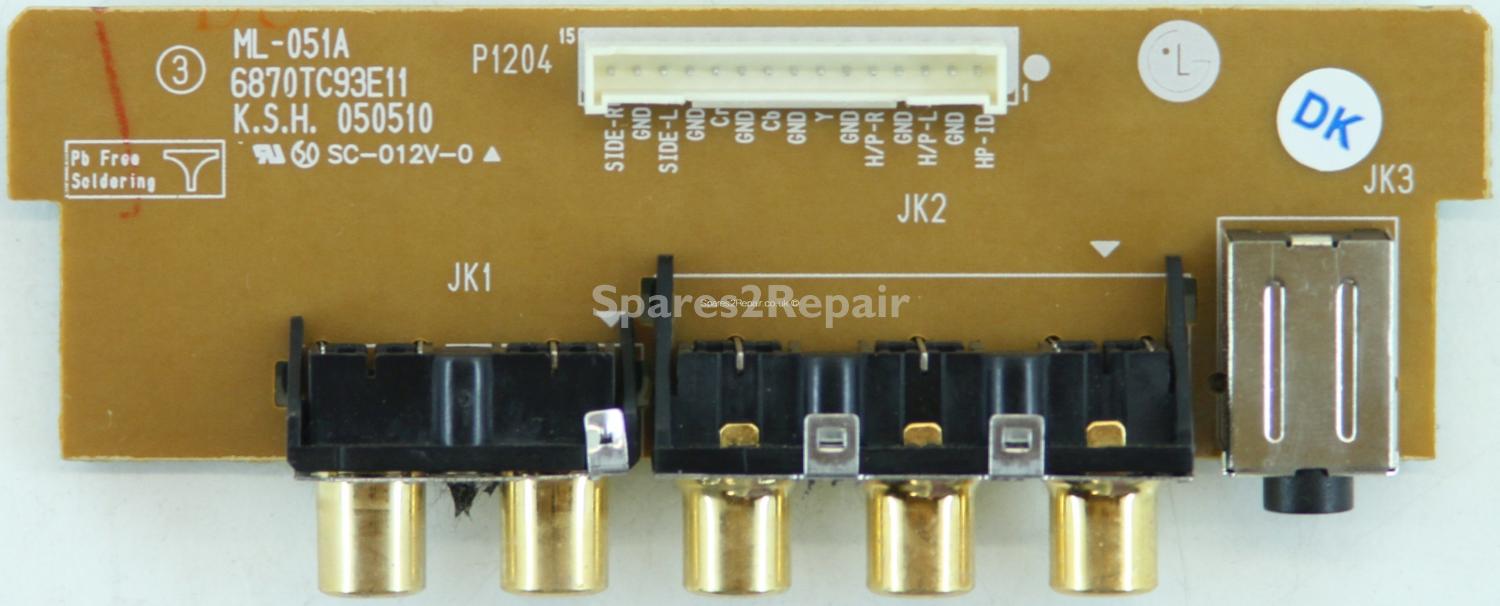LG 26LX2R - Side AV - 6870TC93E11 - 050510 - ML-051A