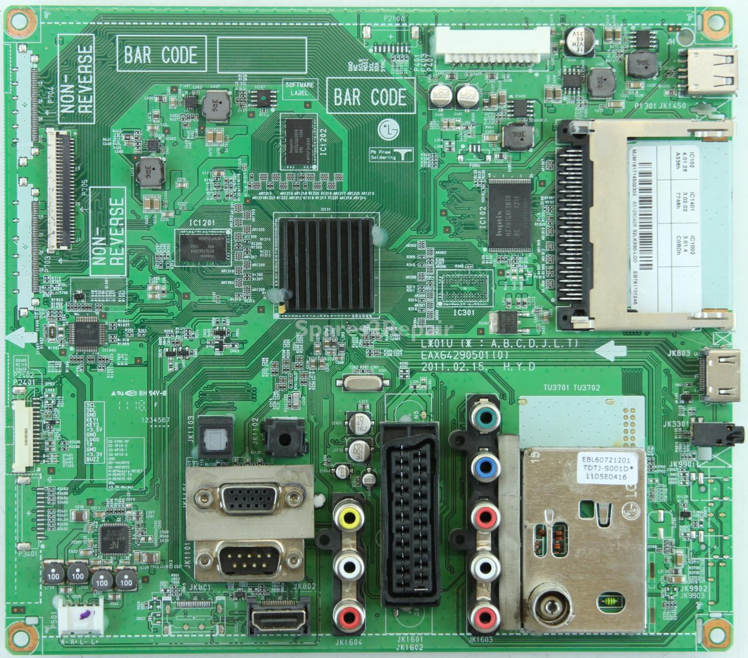 LG 32LK330 - Main AV - EAX64290501(0) - EBT61701246