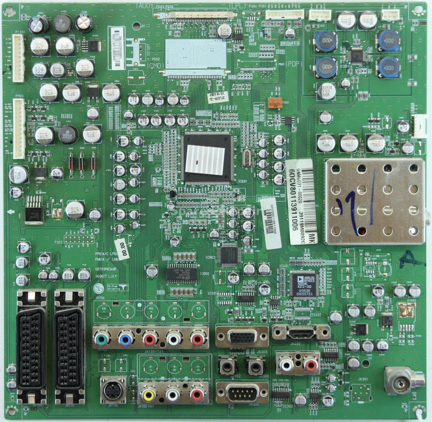 LG 37LE2R - Main AV - 68709M0348F - 060617