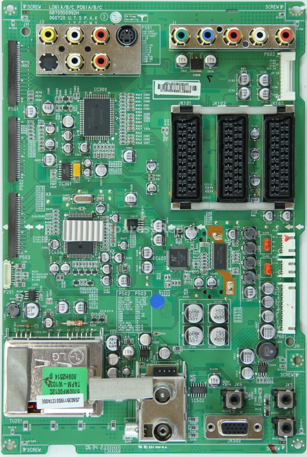 LG 37LG208 - Main AV - 68709S0992H - 060720 - 68719SB409A
