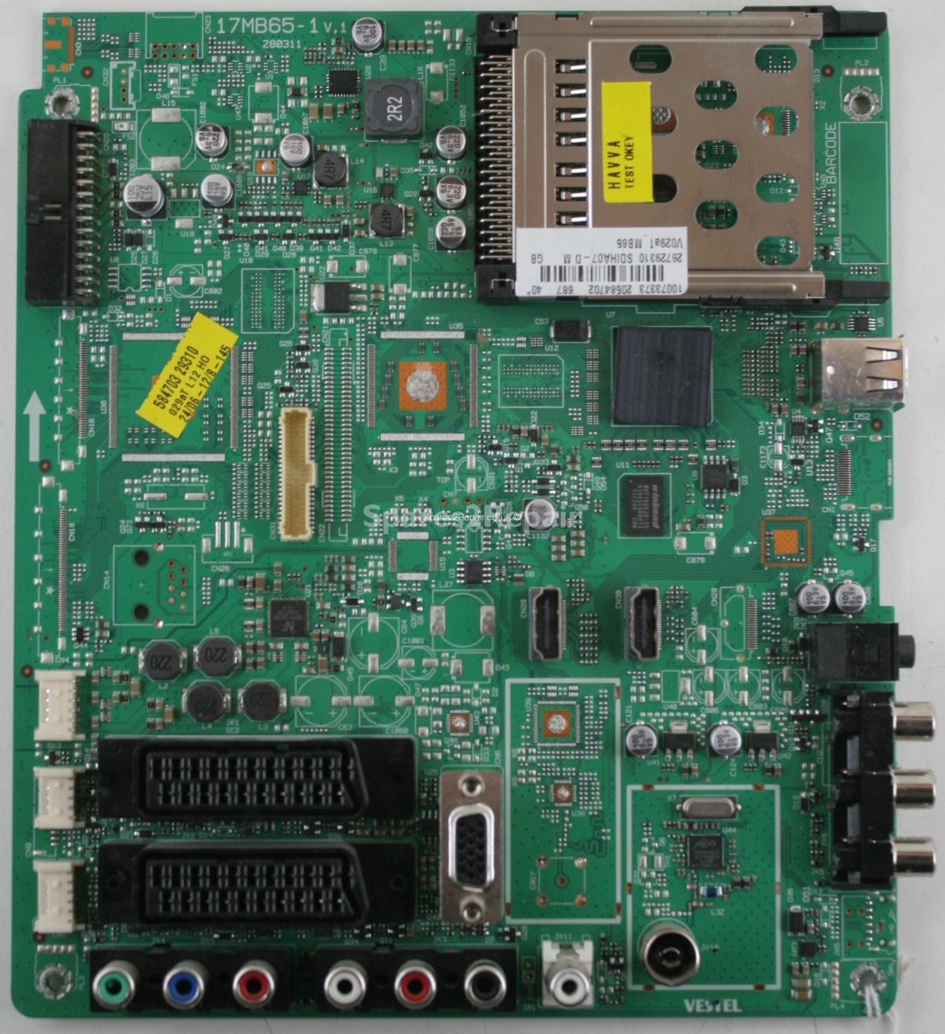 Luxor LUX-40-914 - Main AV - 17MB65-1 v1 - 20584702 - 26729310