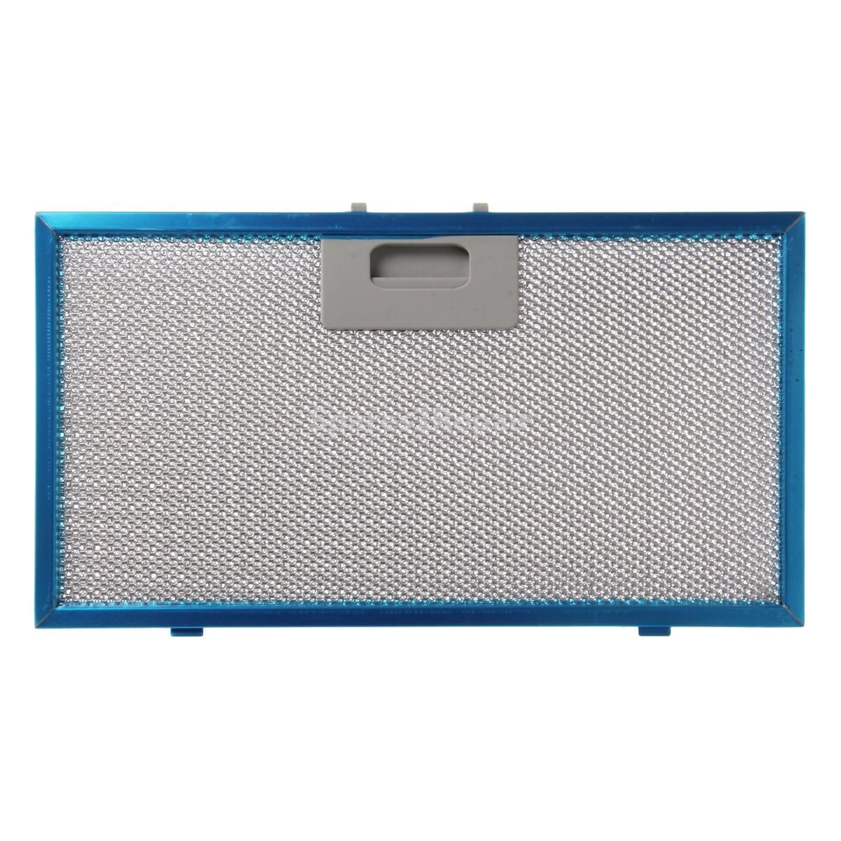 Universal Wire Mesh Cooker Hood Filter, Handle Side Length 329mm, Plain Side Length 177mm, fits Elica