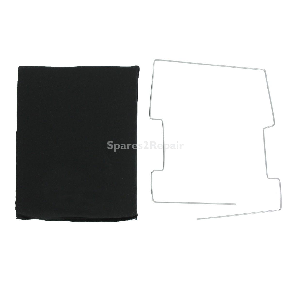 Compatible for Elica Type 20 Cooker Hood Carbon Charcoal Filter & Fitting Kit (180mm x 220mm x 20mm, Pack of 1)