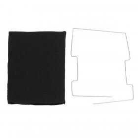 Compatible for Elica Type 20 Cooker Hood Carbon Charcoal Filter & Fitting Kit (180mm x 220mm x 20mm, Pack of 1)