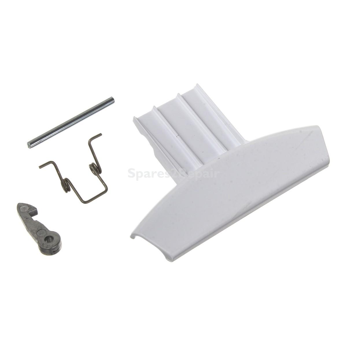 Compatible for Hotpoint Indesit HV7, WDD, WDF, WMD, WMF, WML Series White Door Handle Kit