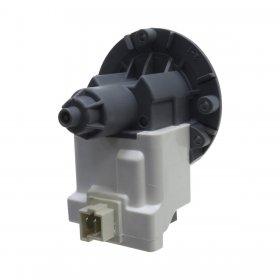 Universal Drain Outlet Pump Base with Fitted TOC (Screw Fixing, Twin Plug In, Bottom Positioned Rear Facing Terminals, 220V-240V, 50Hz)