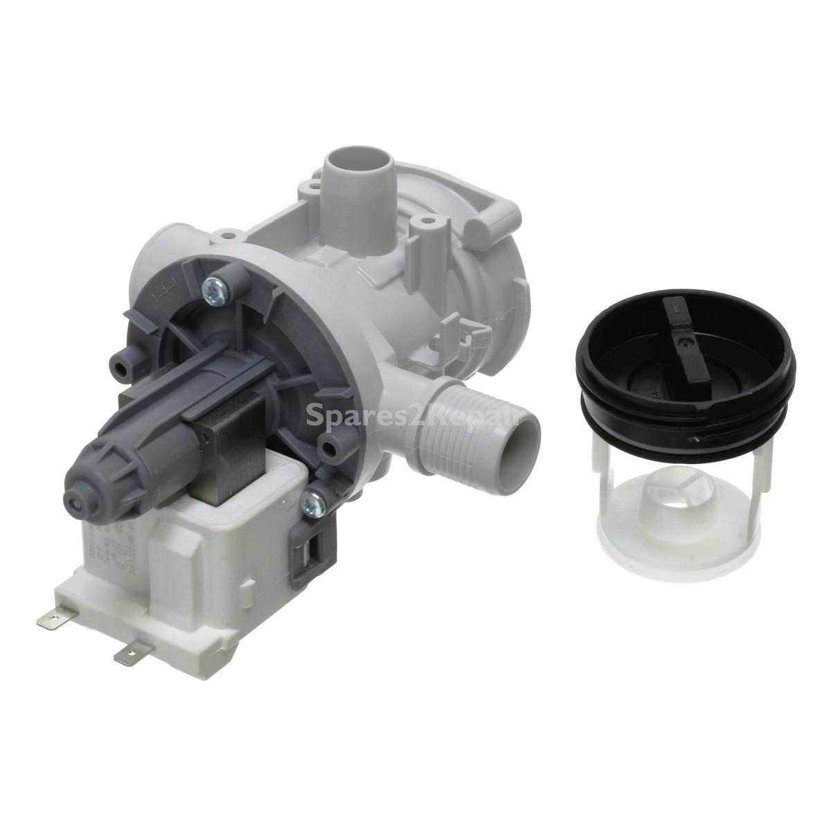 Compatible for Samsung SWFP10, WFB1456GW, B1415J, J1453SGS Type Drain Outlet Pump & Filter Housing Assembly (34W)