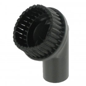Universal Black Plastic Fixed Head Round Brush Tool (35mm)