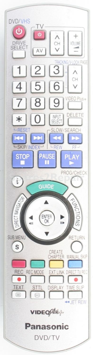 Panasonic EUR7659YN0 Remote Control (Original)