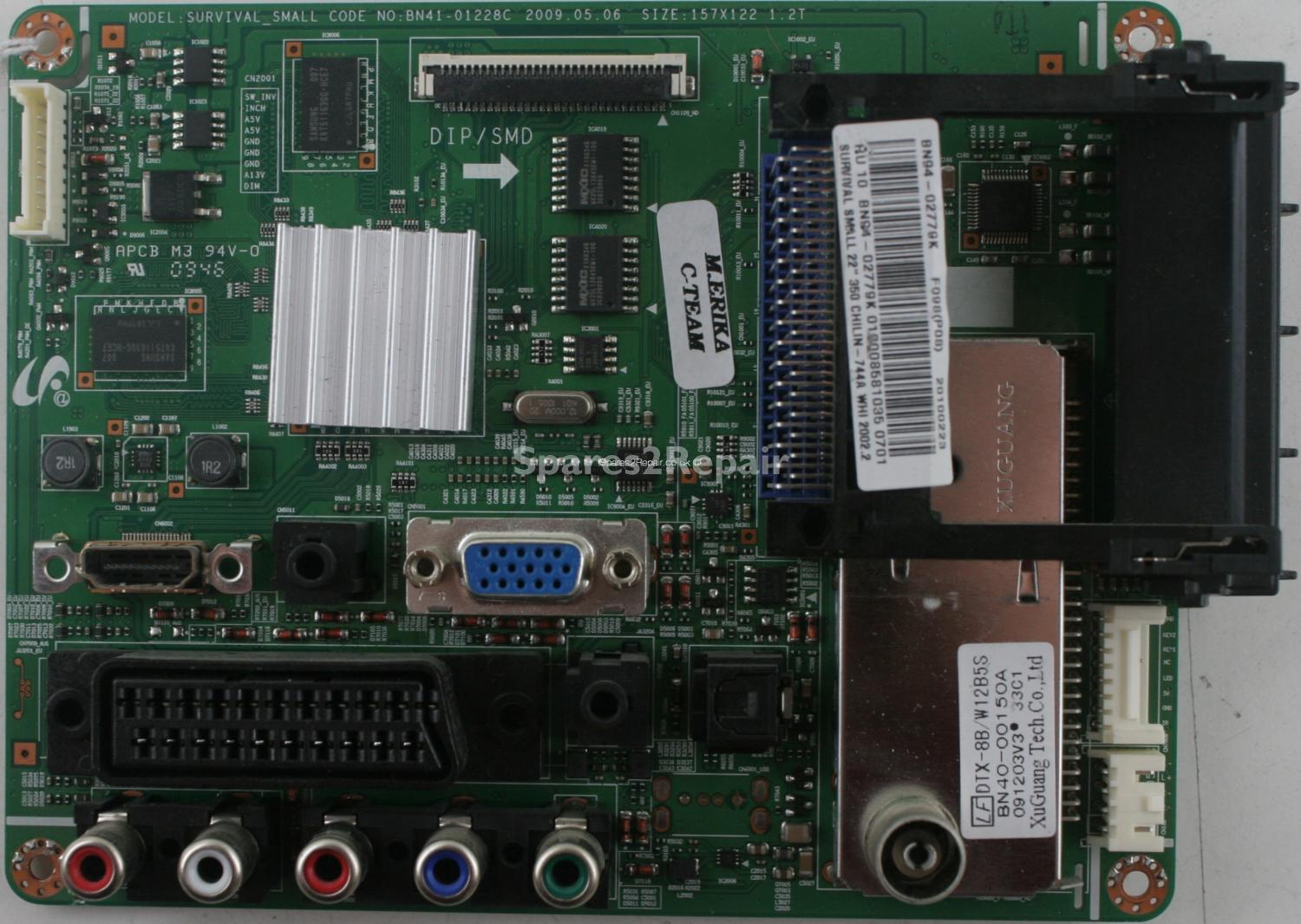 Samsung LE22B350F2W - Main AV - BN41-01228C - BN94-02779K
