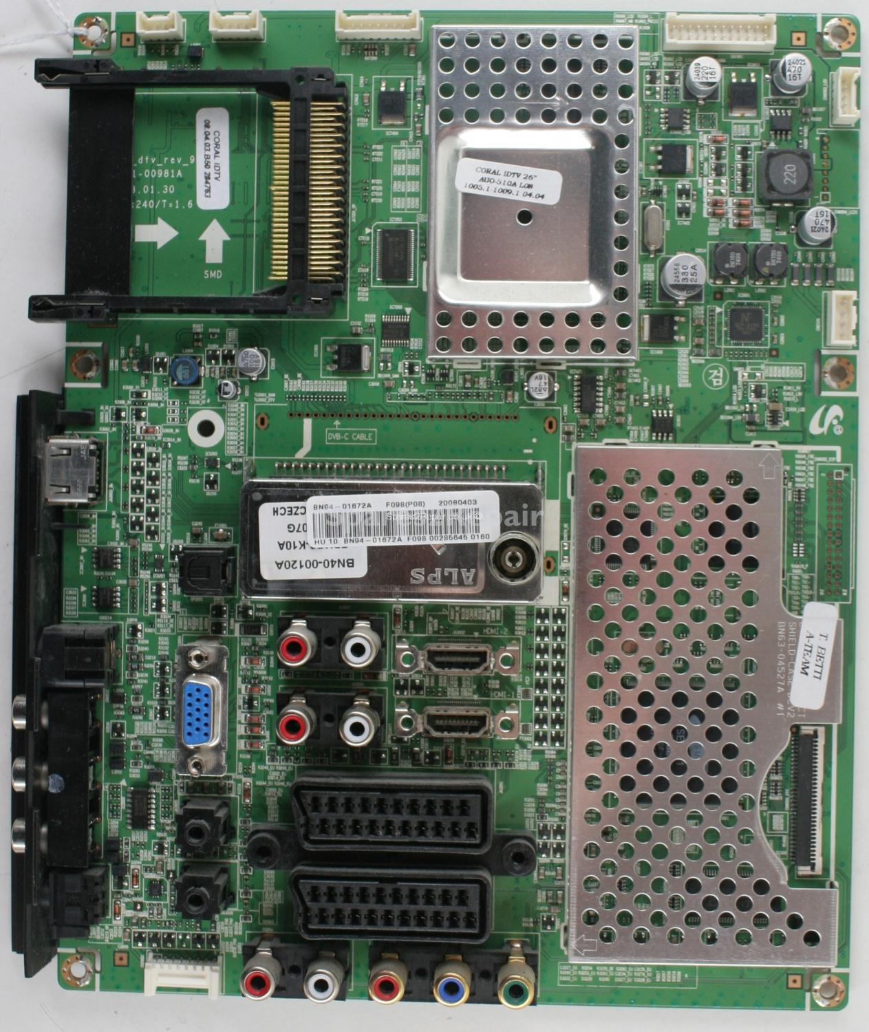 Samsung LE26A456C2D - Main AV - BN94-01672A - BN41-00981A - EURO_dtv_rev_981a