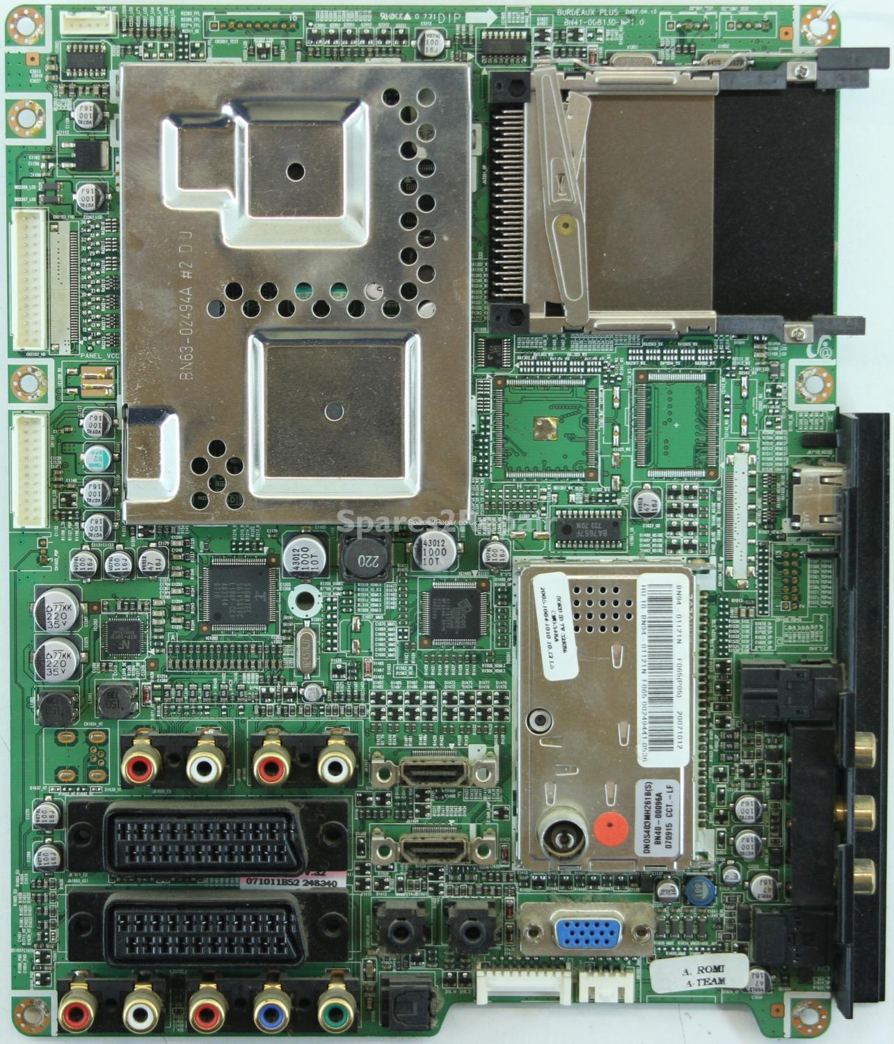 Samsung LE32R87BD - Main AV - BN41-00813D-MP1.0 - BN94-01121N - BORDEAUX PLUS