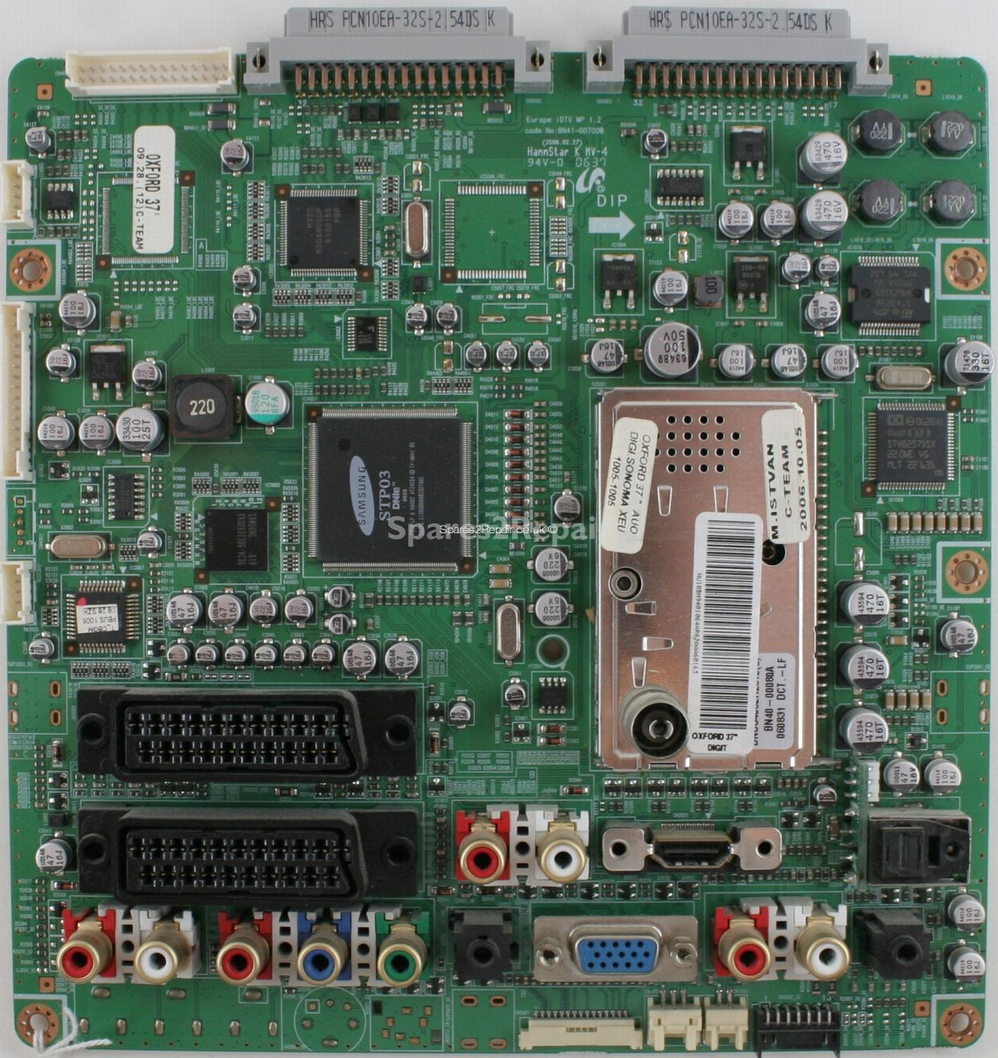 Samsung LE37R74BD - Main AV - BN41-00700B - MP1.2 - BN94-01064A