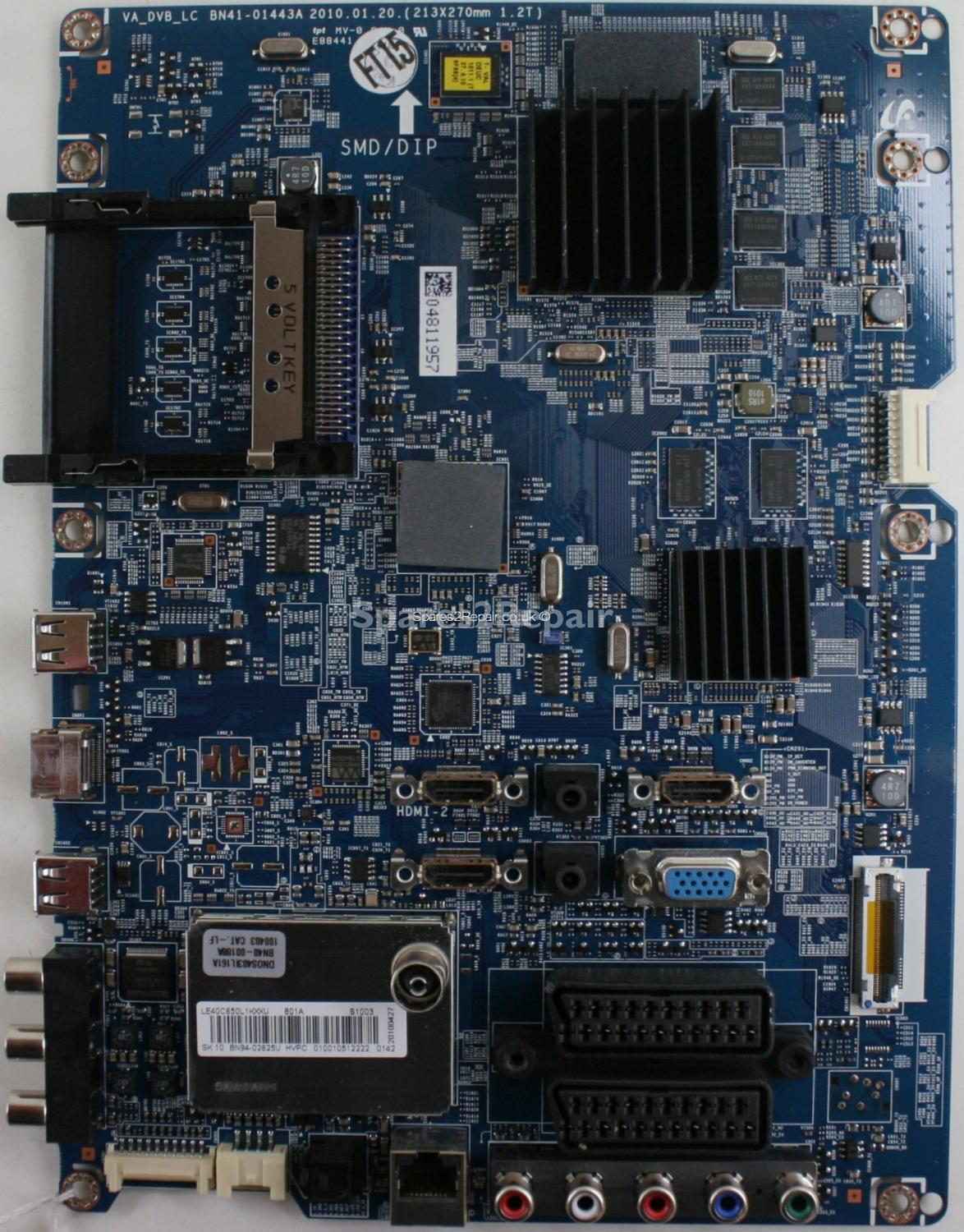 Samsung LE40C650L1K - Main AV - BN41-01443A - BN94-02625U - VA_DVB_LC