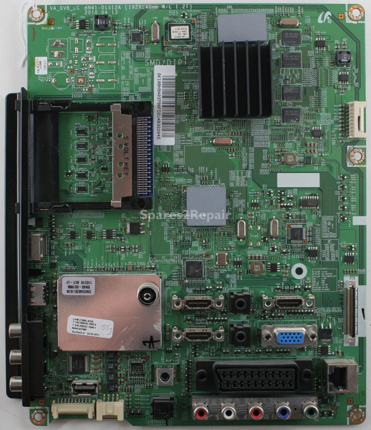 Samsung LE46C580J1K - Main AV - BN41-01512A - BN94-03798F - VA_DVB_LC