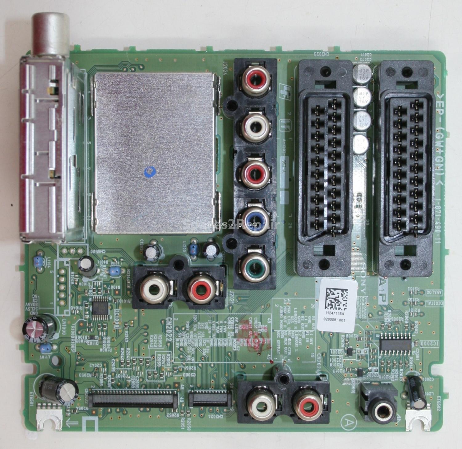 Sony KDL-40U2000 - Main AV - 1-871-490-11 - 172783612