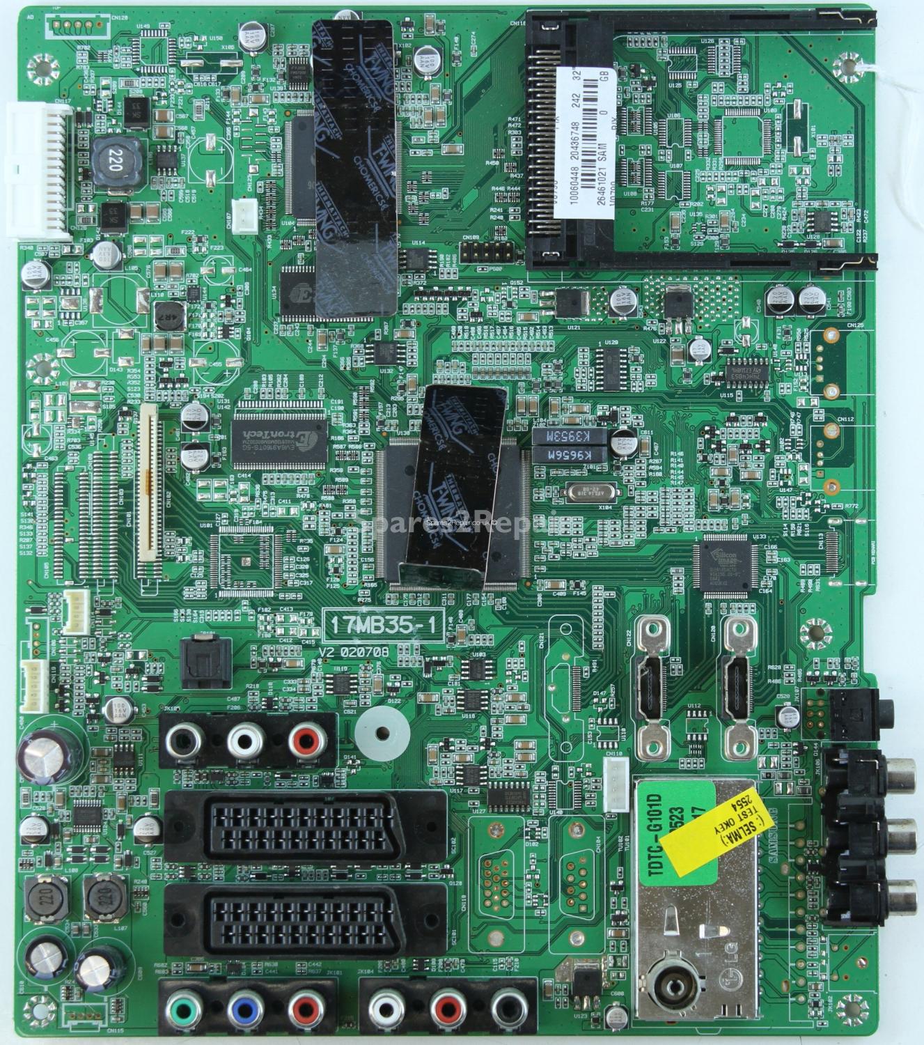 Technika LCD32-209 - Main AV - 20436748 - 17MB35-1 V2 - 020708