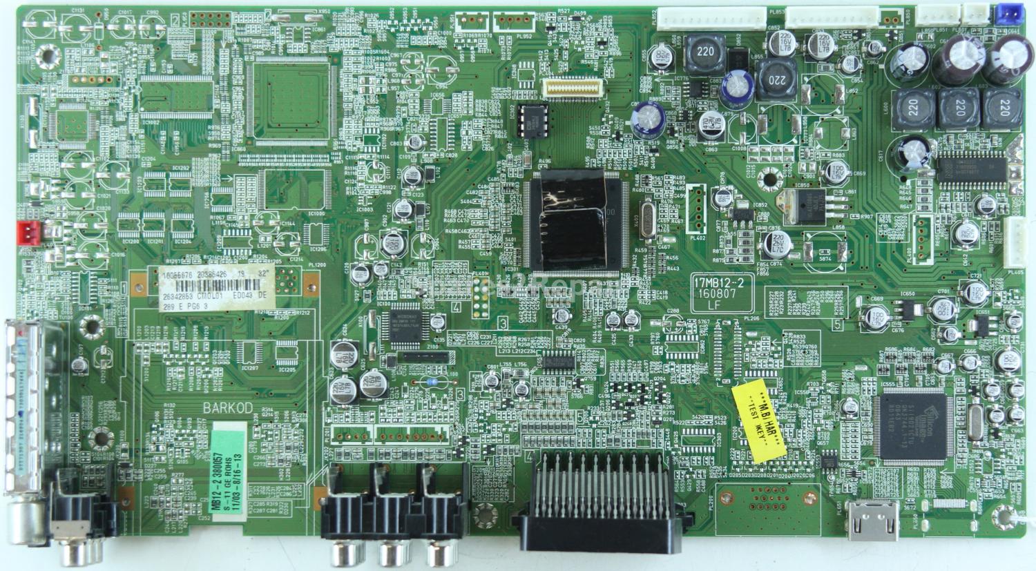 Vestel 32 Inch - Main AV - 20386426 - 17MB12-2 - 160807