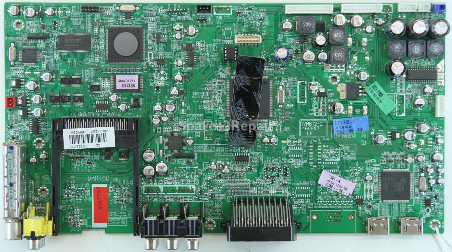 Vestel 32 Inch - Main AV - 17MB12-2 - 160807 LF - 20377902